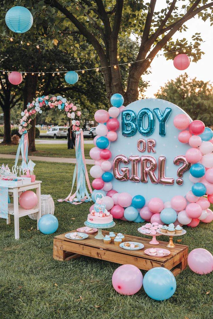 Gender Reveal Park Ideas