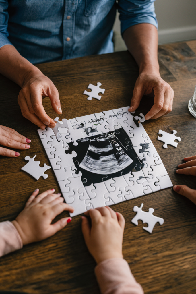 Custom Puzzle with Ultrasound Image
