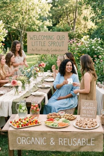 Eco-friendly baby shower party ideas