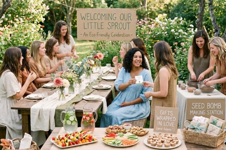 Eco-friendly baby shower party ideas