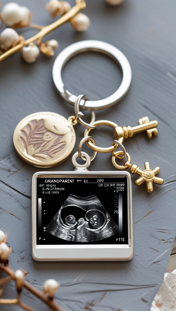Ultrasound Photo Keychain