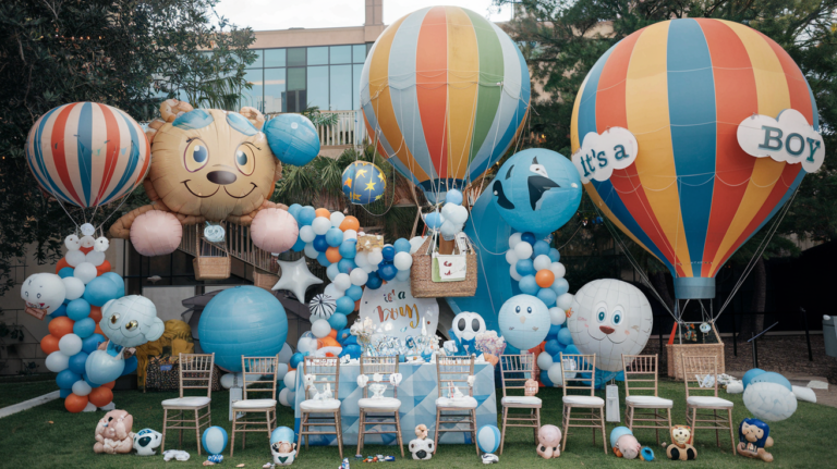 Hot Air Balloon Baby Shower Theme
