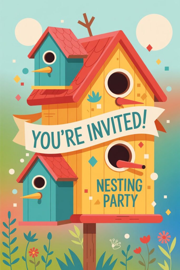 Interactive Puzzle Nesting Party Invites