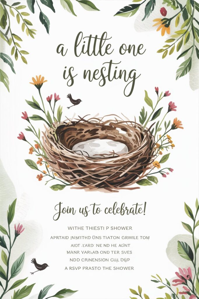 Eco-Friendly Seed Paper Nesting Invites