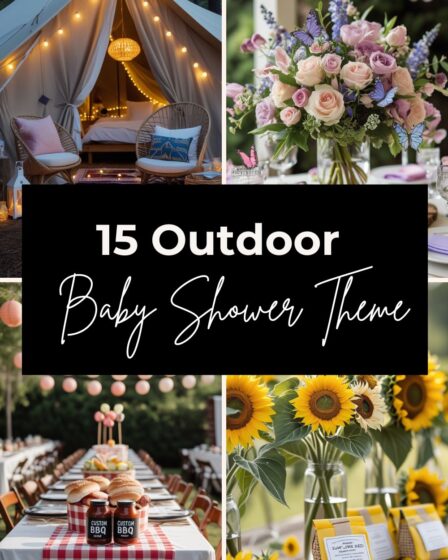 Outdoor Baby Shower Theme