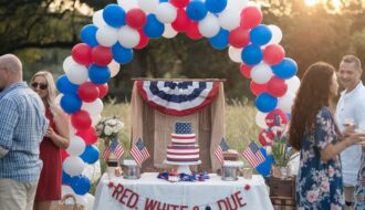 Patriotic 4th of July Baby Shower Themes