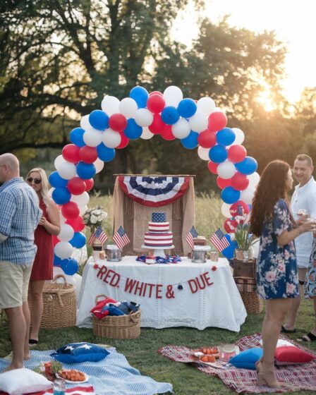 Patriotic 4th of July Baby Shower Themes