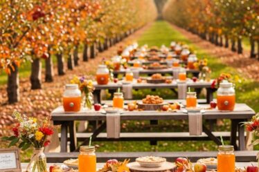 Apple orchard baby shower