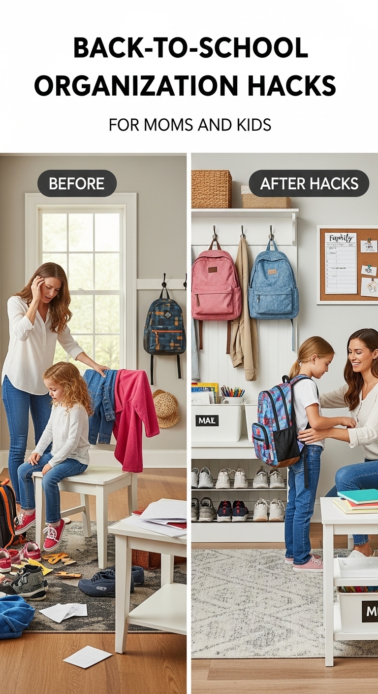 Back-to-School Organization Hacks for Moms and Kids