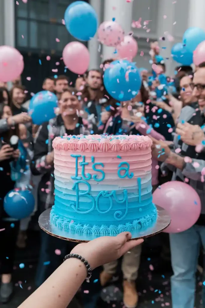 Classic Pink or Blue Center Cupcakes