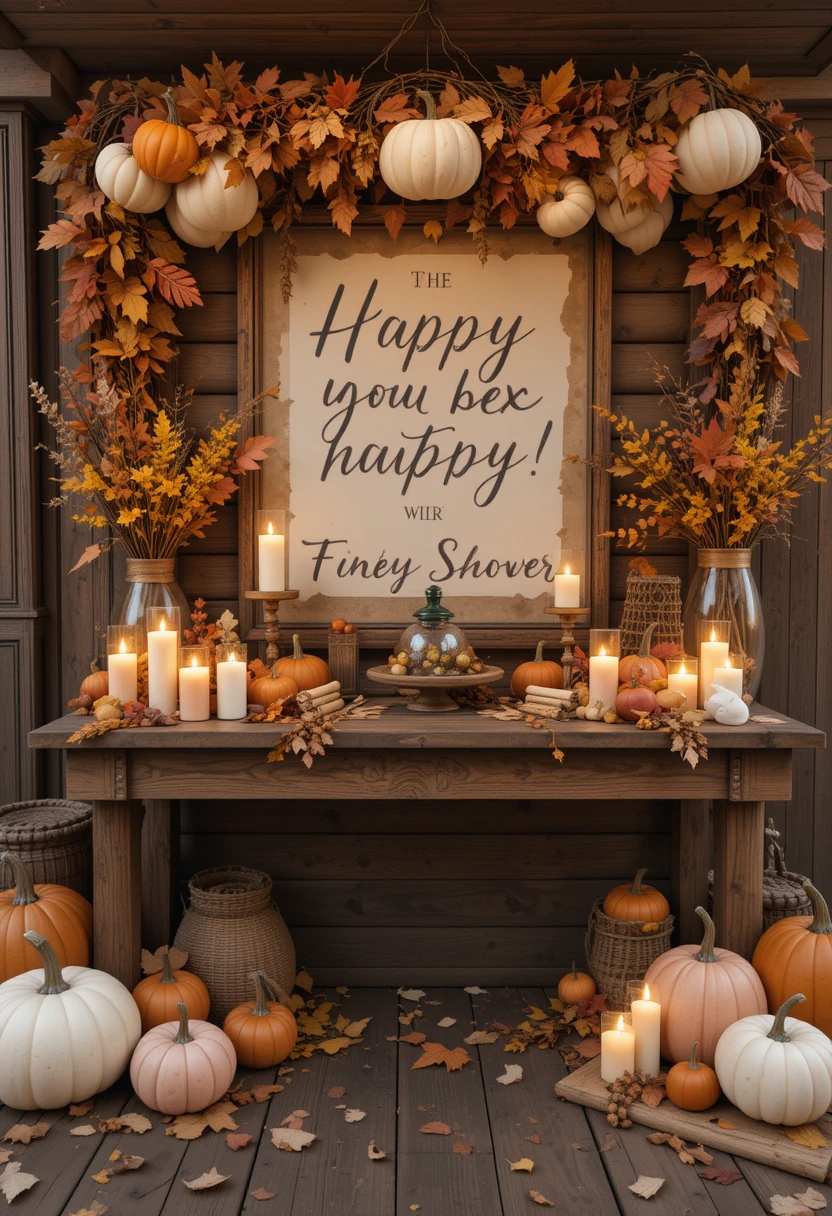 Fall Baby Shower Decorations