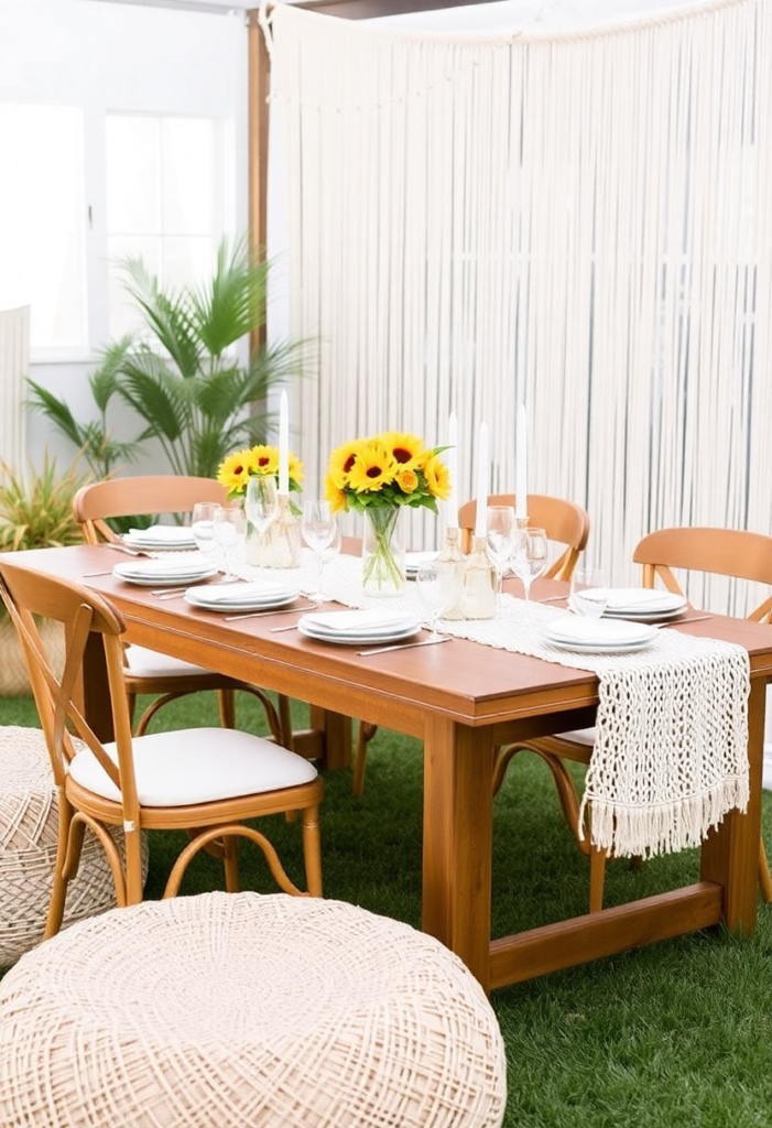Boho Sunflower Chic