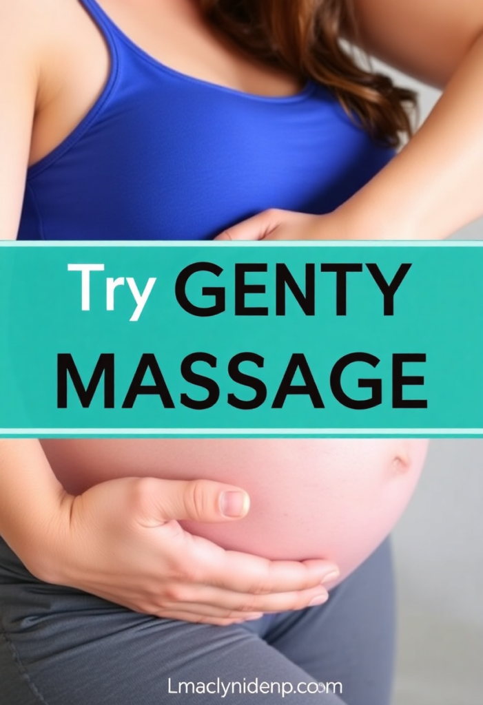 Try Gentle Belly Massage