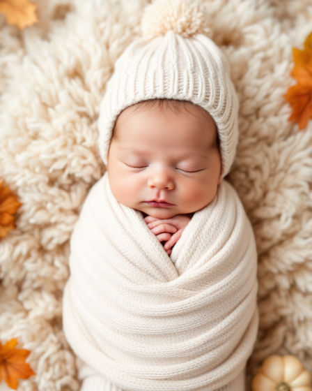 20 Adorable Fall-Themed Newborn Photography Ideas You’ll Totally Fall