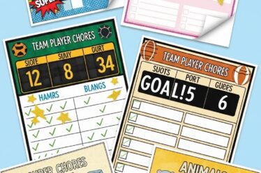 Printable Chore Charts for Kids