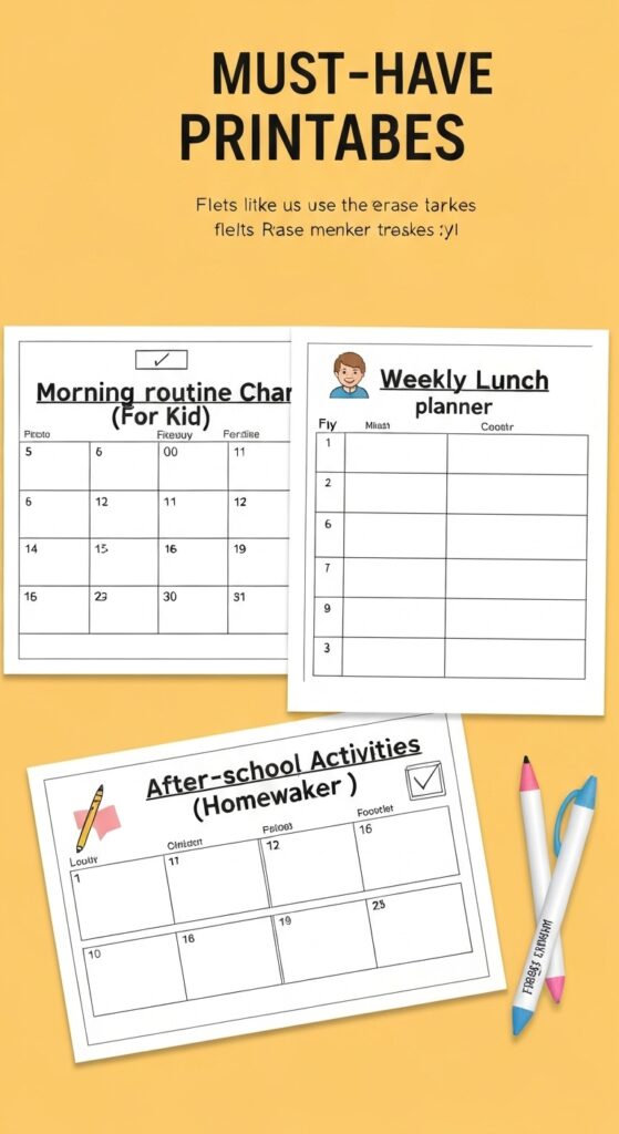 Printables, Planners, and All the Mom Tools