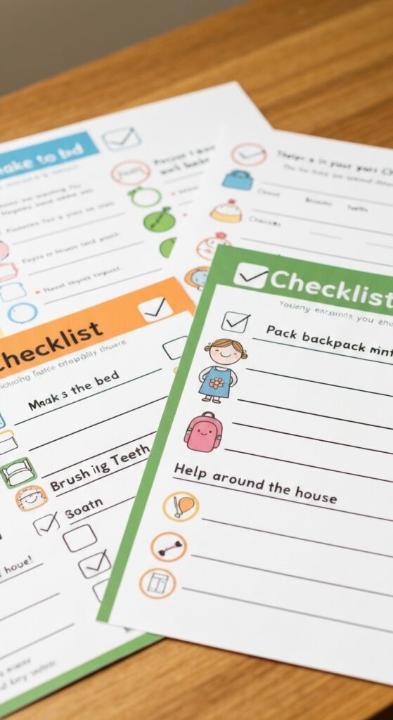 Use Checklists for Kids