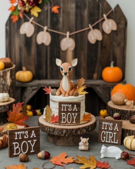 Woodland Baby Shower Themes for Autumn
