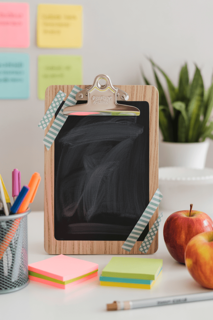 DIY Chalkboard Clipboard
