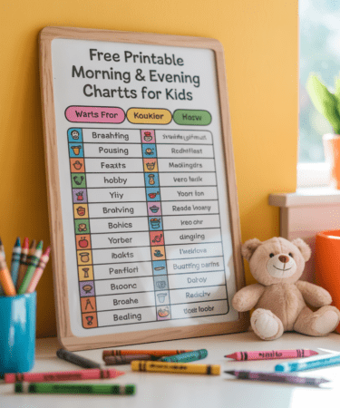 Free Printable Morning & Evening Routine Charts for Kids