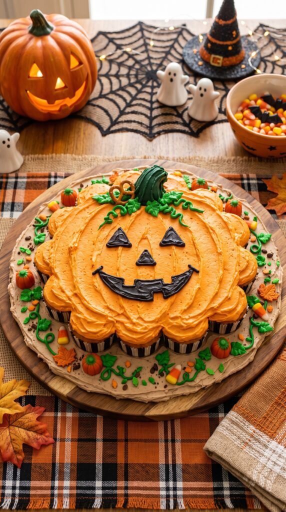 Pumpkin Patch Pull-Apart Cupcake
