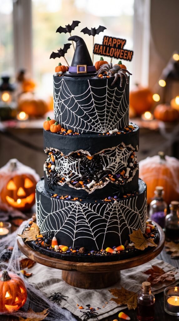 Spiderweb Fault-Line Cake