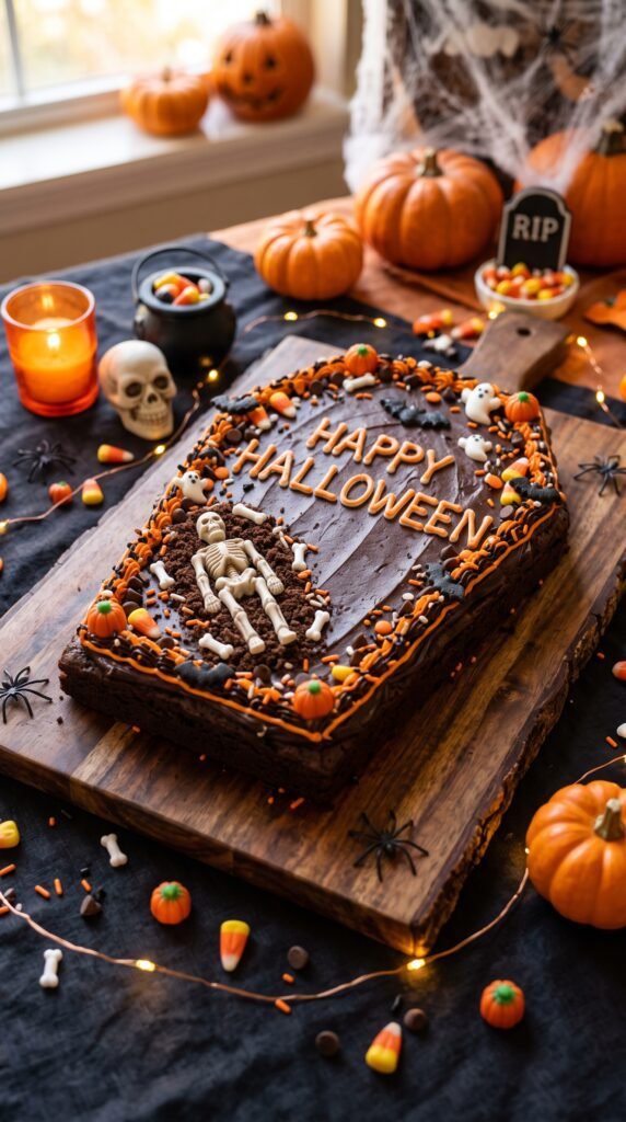 Coffin Brownie Slab