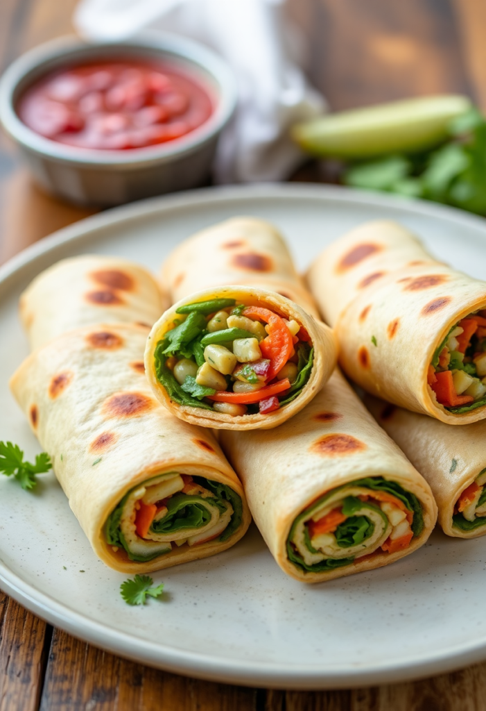 Veggie Parathta Rolls