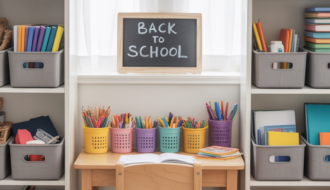 School Supply Organization Ideas for Home