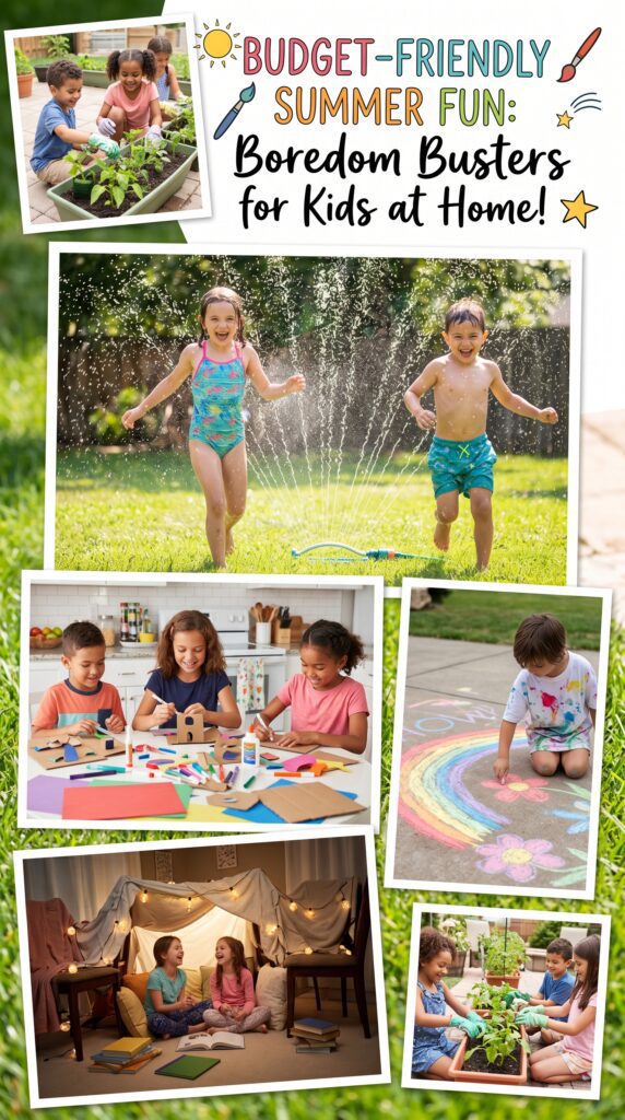 easy DIY summer games for kids using budget friendly materials