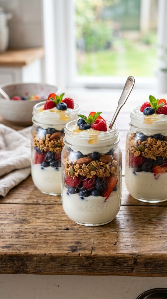 Greek Yogurt Parfait Cups