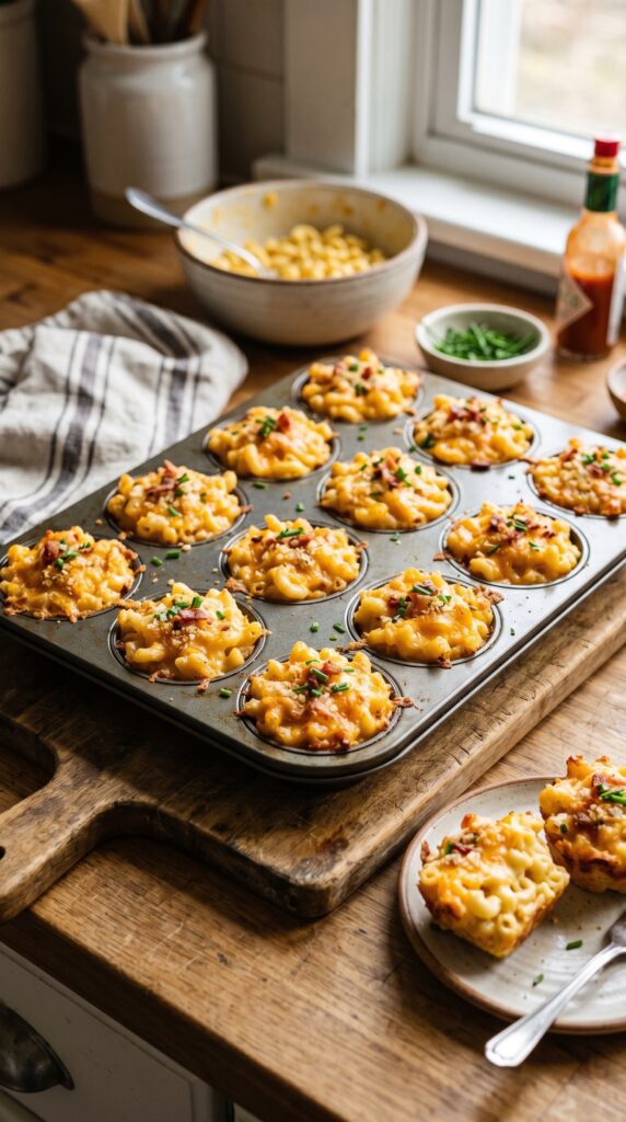 Mac & Cheese Muffin Cups