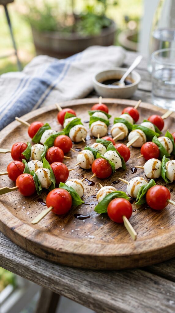 Mini Caprese Skewers