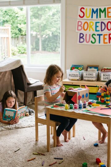 50 summer boredom busters for kids at home with fun indoor and outdoor activities
