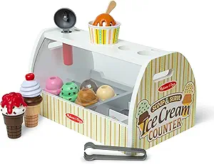 Ice cream counter