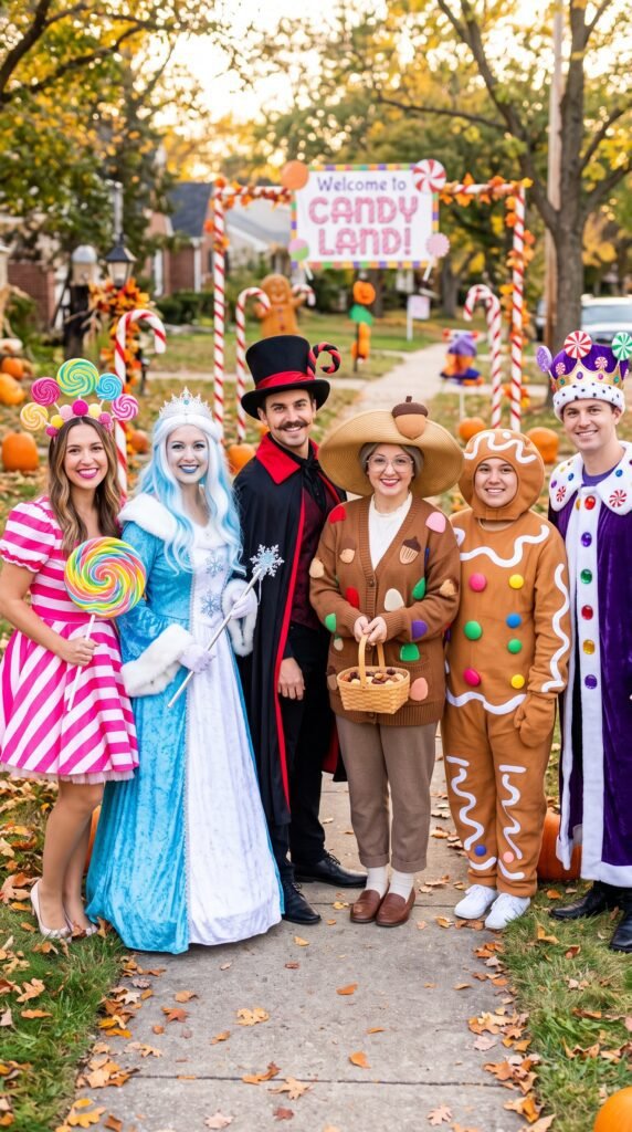 Cute Group Halloween Costumes Inspired by Candy Land