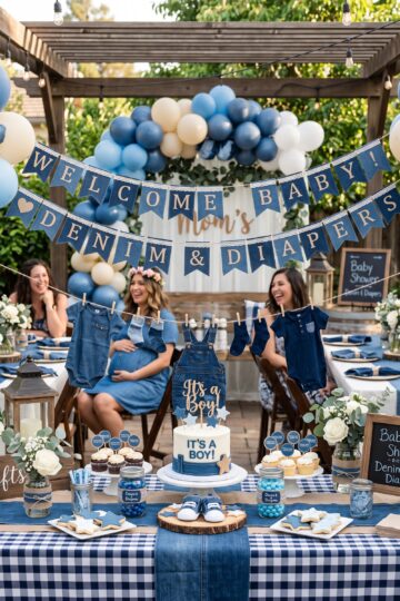 Denim Baby Shower Ideas