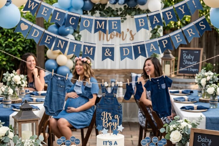Denim Baby Shower Ideas