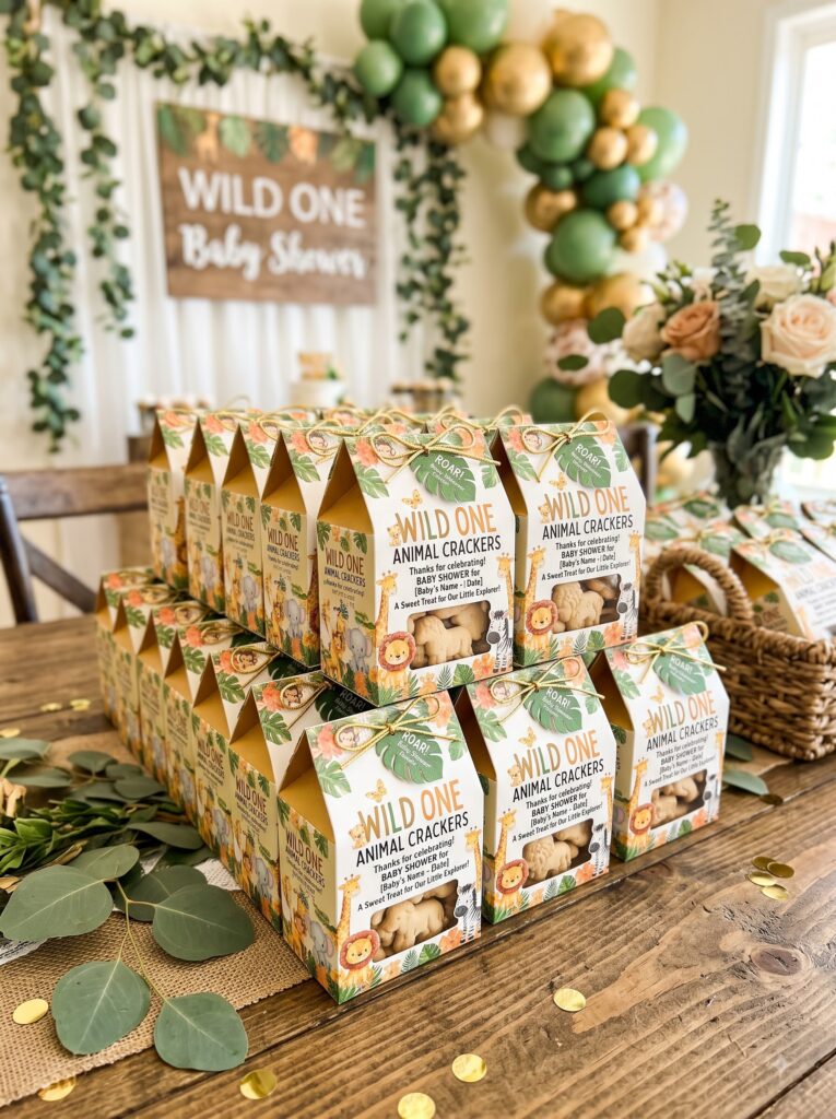 "Wild One" Animal Cracker Boxes