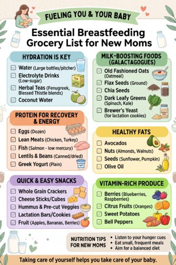 Breastfeeding Grocery List