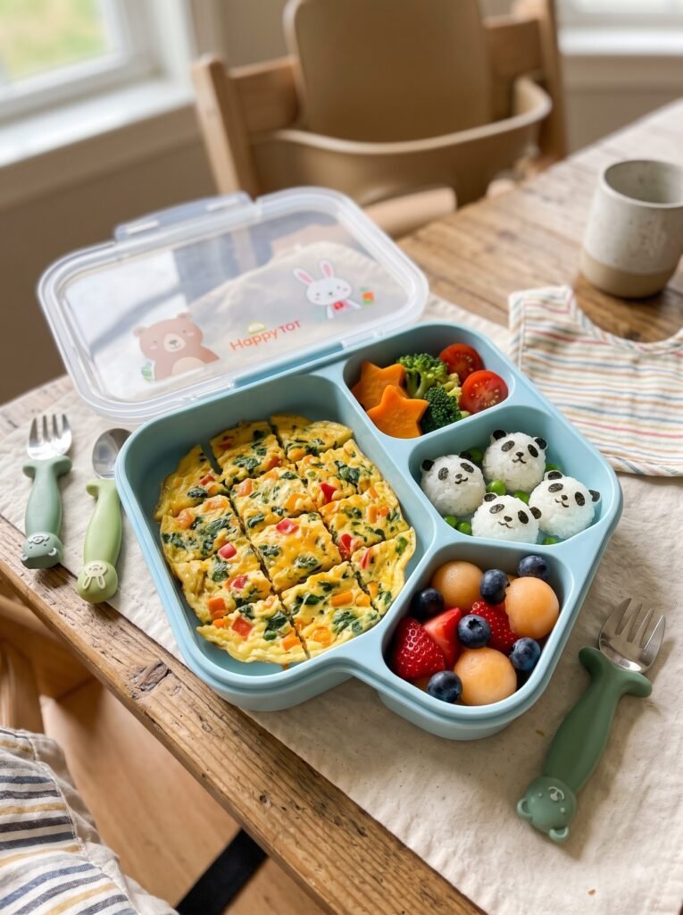 Cheesy Veggie Omelet Box