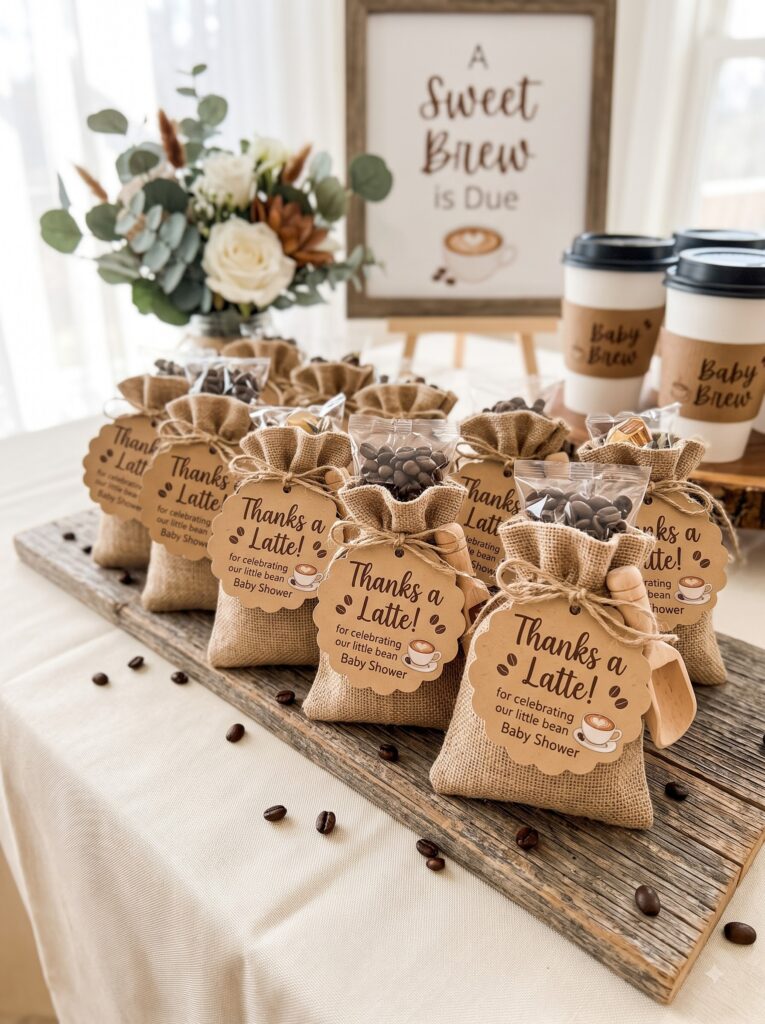 "Thanks a Latte" Favor Bags
