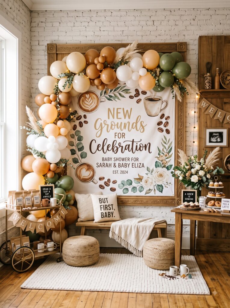 "New Grounds for Celebration" Photo Backdrop