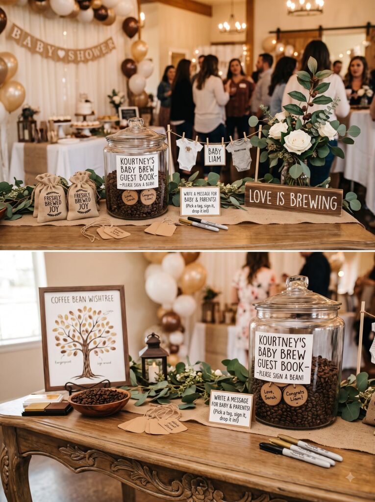 Coffee Bean Guest Book Alternative