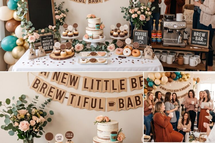 Coffee-Themed Baby Shower