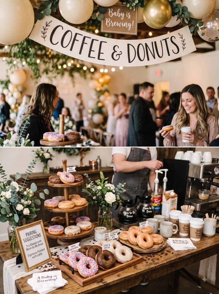 Coffee and Donut Pairing Station