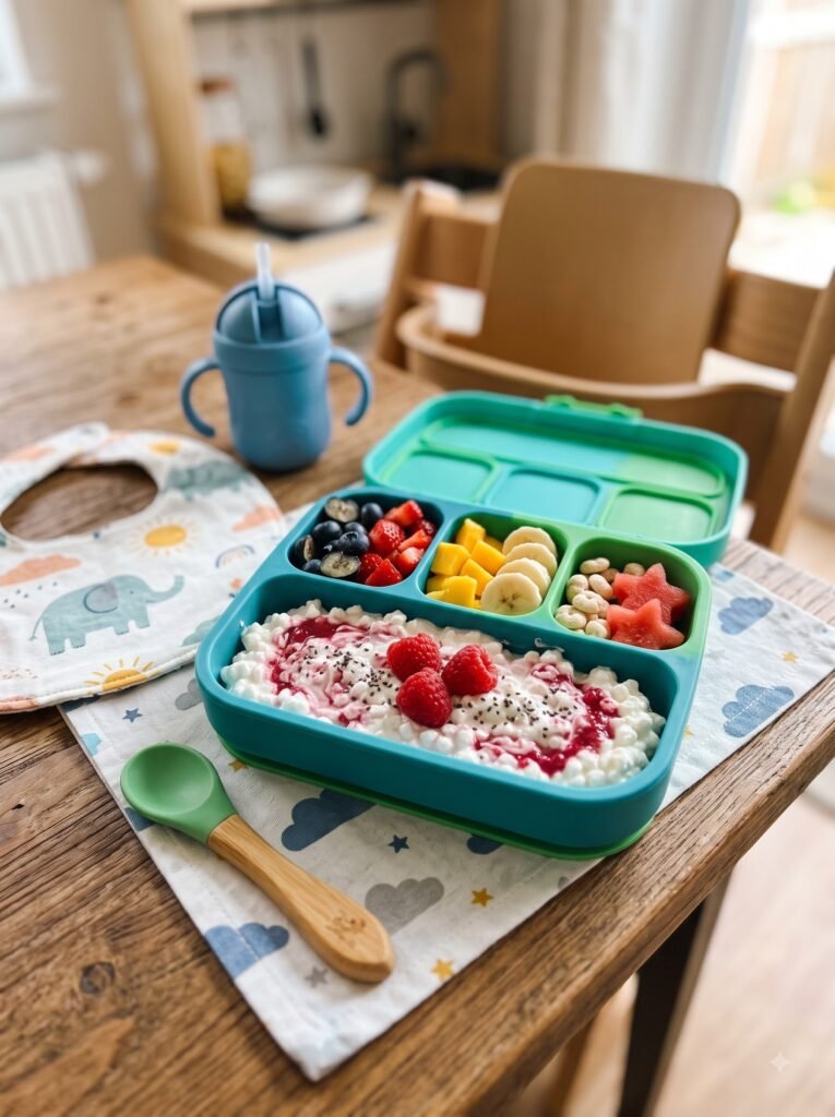 Cottage Cheese and Fruit Box