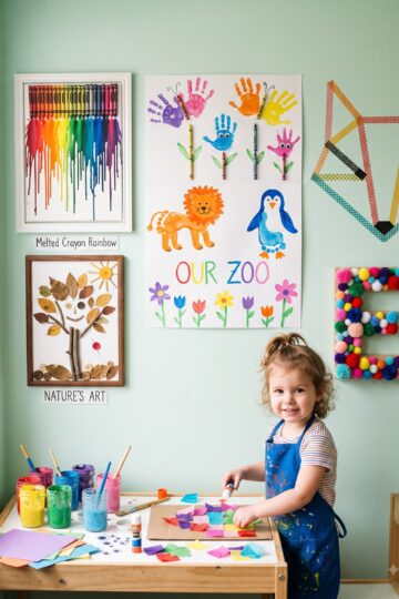 DIY Wall Art Ideas for kids