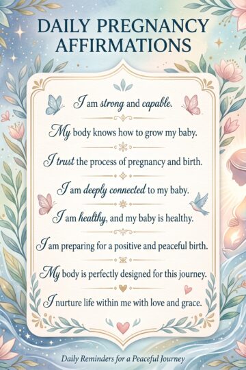 Daily Pregnancy Affirmations