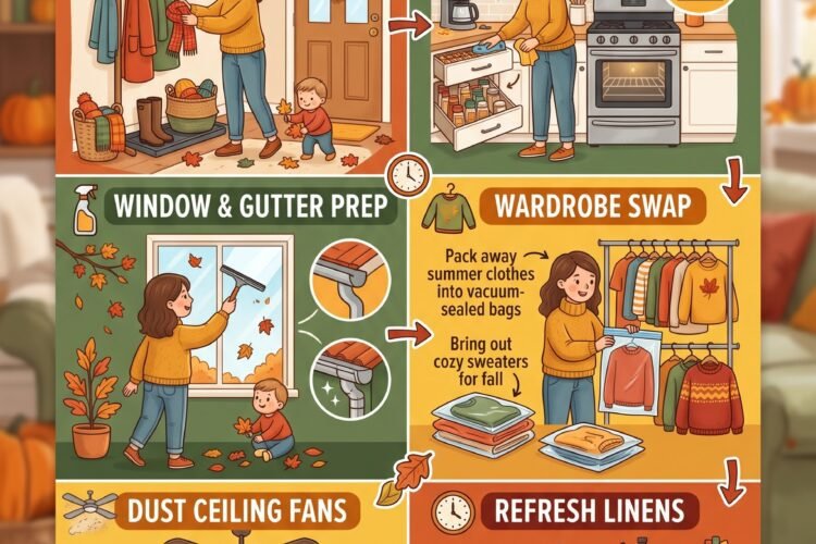 Fall Cleaning hacks for moms